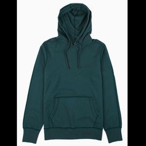 Reigning Champ Men’s Hoodie Sweatshirt Terry Lightweight Green Sz S 100 Cotton